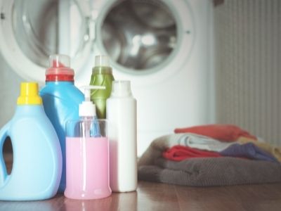 assortment of laundry mild detergents for washing bamboo sheets