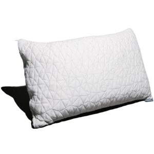 Coop Home Goods – Premium Adjustable Loft – Shredded Hypoallergenic Certipur Memory Foam Pillow with Washable Removable Cover