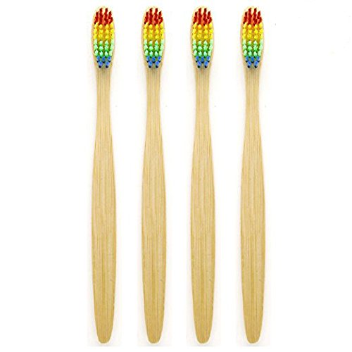 You are currently viewing Genkent Natural Bamboo Toothbrush Made with Rainbow Nylon Infused Bristles