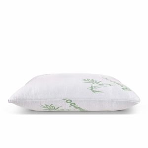 Plixio Pillows for Sleeping – 2 Pack Cooling Shredded Memory Foam Bed Pillows with Bamboo Hypoallergenic Covers