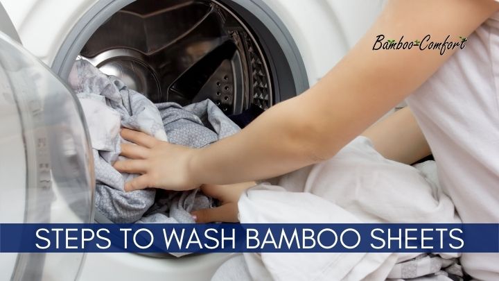 Wash bamboo sheets in seven easy steps
